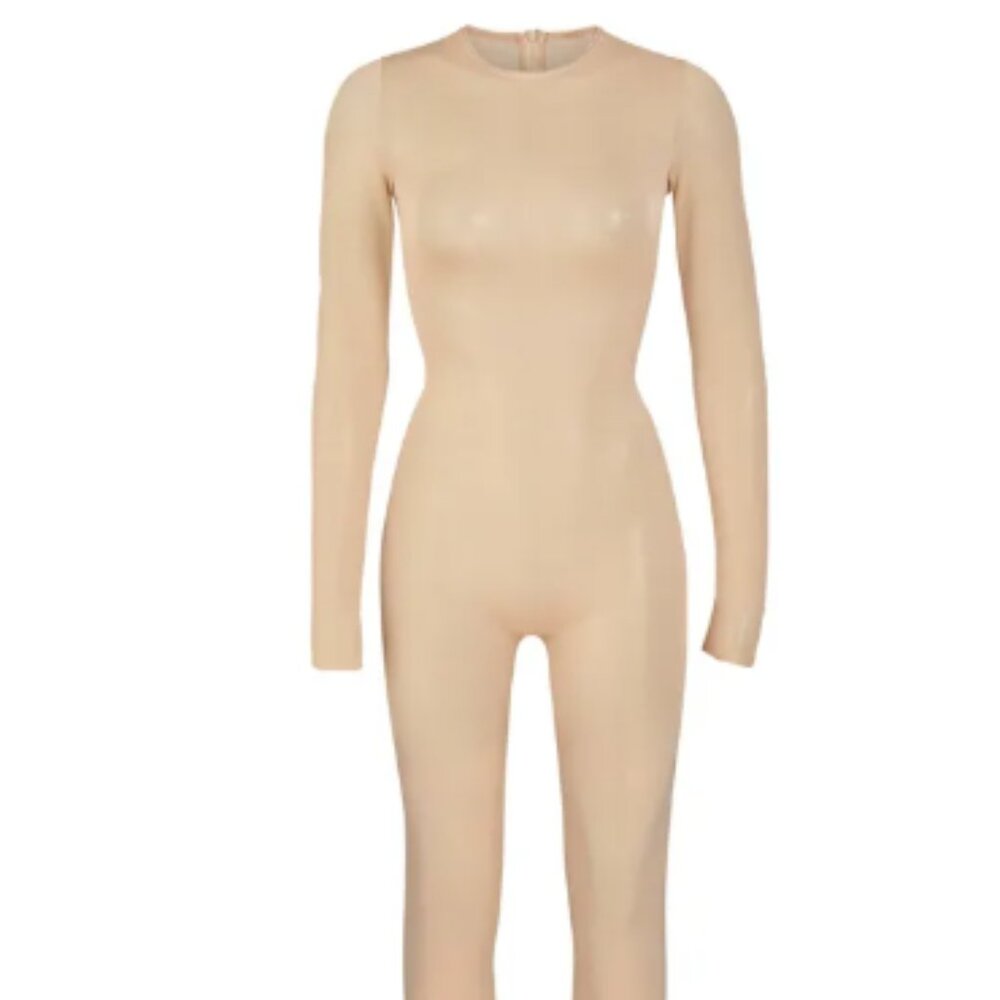 SKIMS Kim Kardashian Women's 3X Sheer Sculpt Catsuit New w/ Tags!